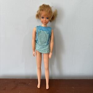 Barbie Skipper Pose N Play Doll #1179 1972-1973 Vintage Original Outfit Mattel